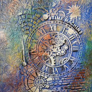 Acrylic Paint 3D Collage